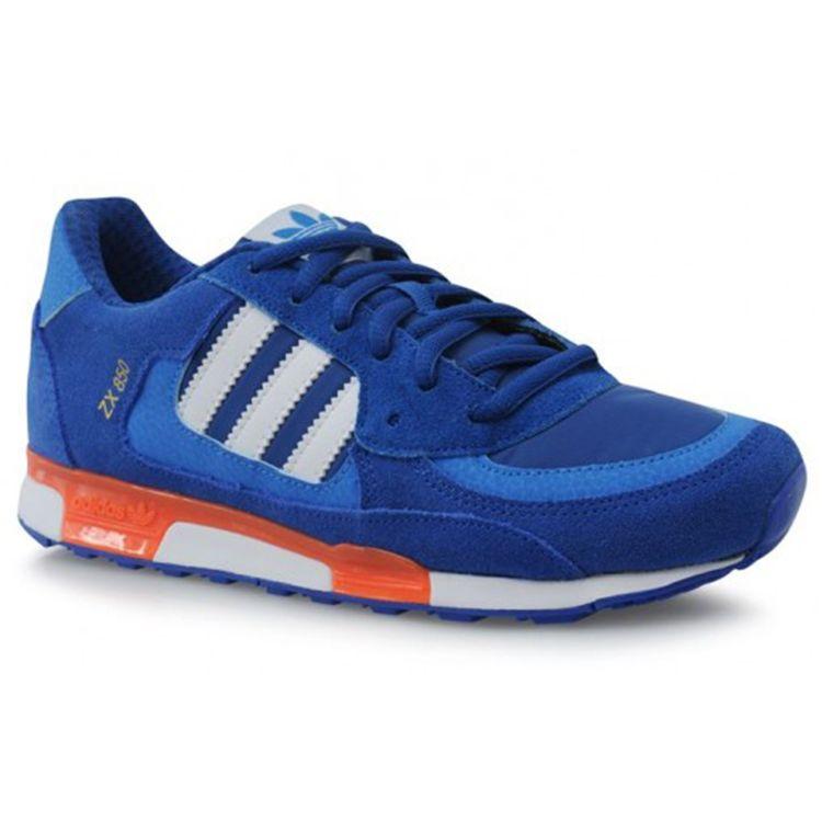 Adidas Originals ZX 850 Comfortable Non-Slip Wear-Resistant Breathable Low-Top Casual Running Shoes Men Sneaker White Blue B34766
