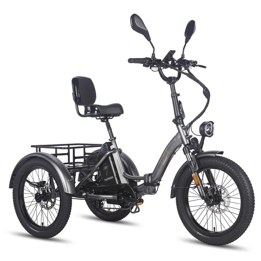 Fafrees F20 Mate Electric Cargo Tricycle 48V 21Ah Battery With L2e-P Certified