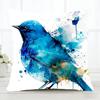 Art Bird Pillow Case Fashion Square Pillowcase Bedroom Sofa Room Ins Decoration Leisure