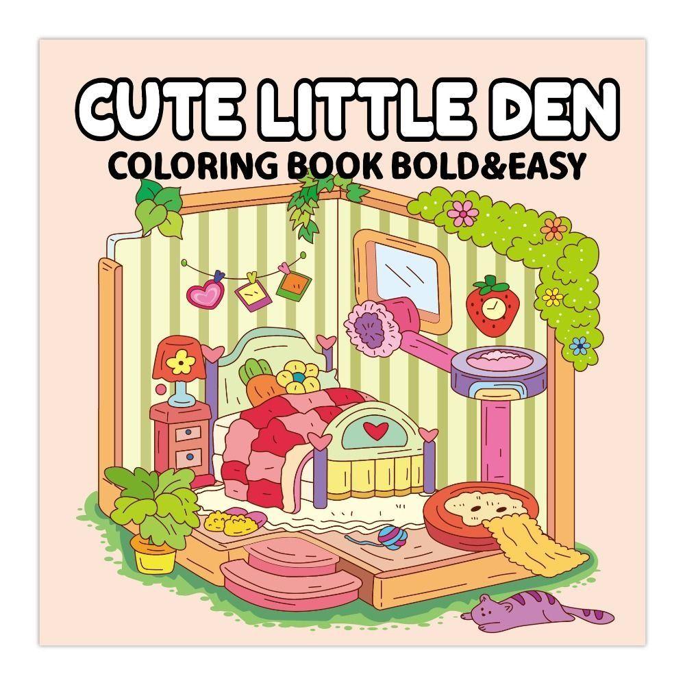 

Color Filling Children Drawing Roll Watercolor Blank Coloring Pages Kids Gift style A