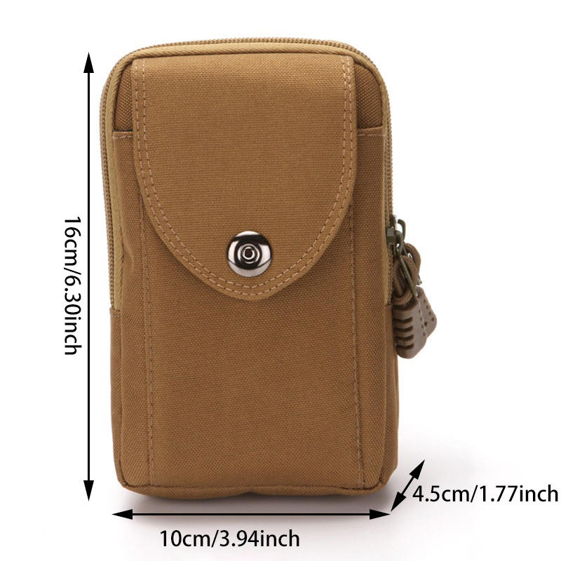 1pc Phone Pouch Holder 6.5 Inch Smartphones Phone Holder Belt Loop Strap For Men Travel Accessory Waist Small Bag
