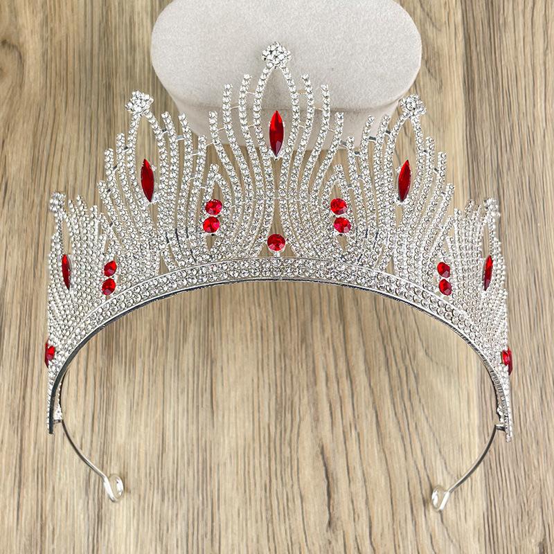 Bridal Jewelry Headwear Stage Car Show Accessories Alloy Inlaid Rhinestone Large Crown Princess Phoenix Crown Crown