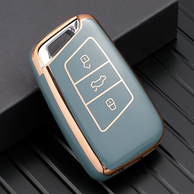 TPU Car Remote Key Case Cover Shell for Volkswagen VW Magotan Passat B8 Golf for Skoda Superb A7 Kodiaq Protector Accessories