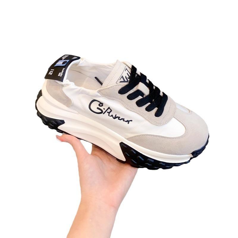 Dad shoes women's summer 2025 new heightened platform retro versatile explosion Xiaobai sports and leisure Forrest Gump shoes