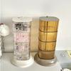 PS Rotating Storage Box With Lid Rotating Jewelry Box Storage Supplies Jewelry Organizer  Bedrooms