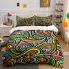 Bohemian Style Colorful Paisley Bedding Bedding Set (1 Duvet Cover, 2 Pillowcases, Duvet Not Included)