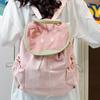 New Spring and Summer Short Trip Small Backpack Simple and Cute Versatile Commuting School Bag College Style Backpack