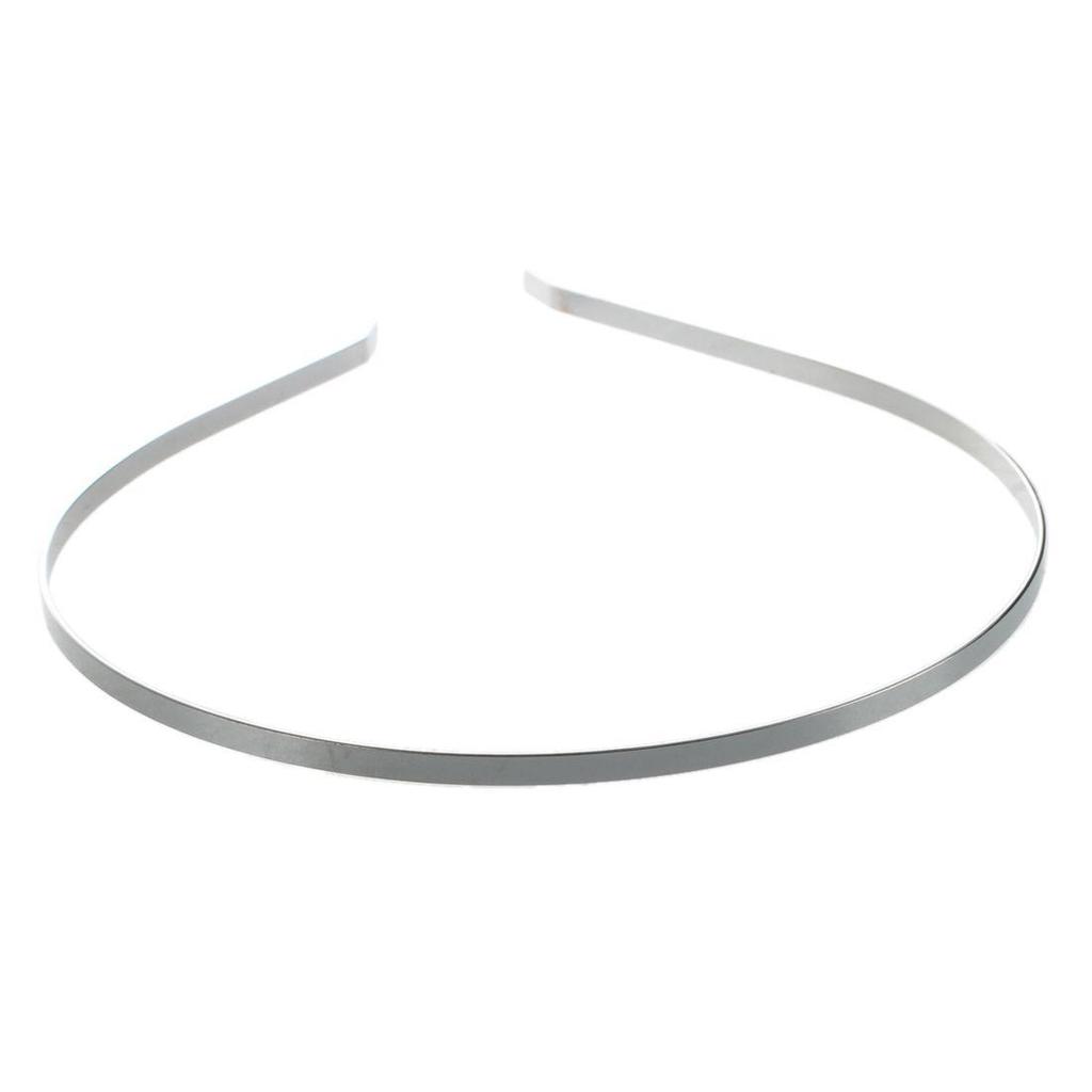 5Pcs Silver headband DIY metal blank hairband hair hoops crafts girls headwe X