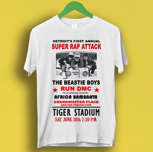 

Detroit Super Rap Attack Poster Retro Cool Gift Tee T Shirt P1287 4XL