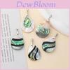 Shell Jewelry Pendant With Geometric Design For Summer Fashion Crafting