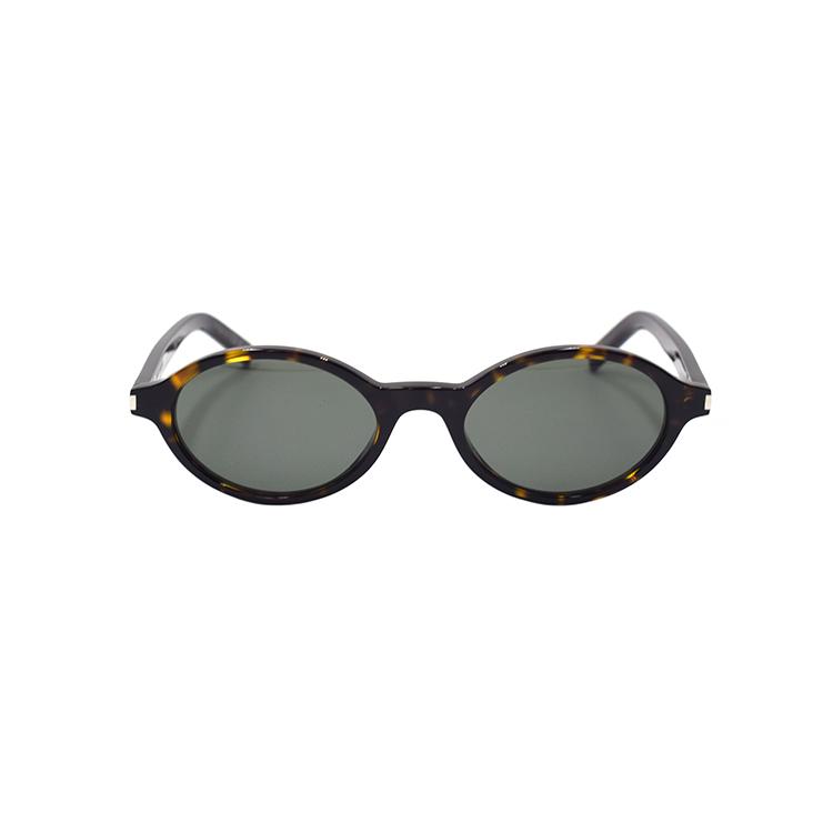 Saint Laurent Vintage Jeanne Series Oval Sunglasses Women Sunglasses Tortoise SL751JEANNE-002