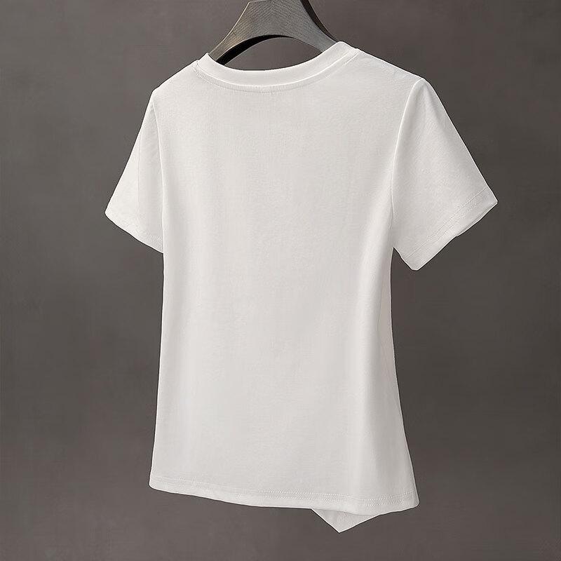 Cypress Hall Women's Asymmetric Slim Fit T-Shirt