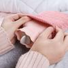 Warm-keeping Silicone Hot Water Bottle Knitted Fillable Hand Warmer Leakproof Mini Hot Water Bag Hand Warming