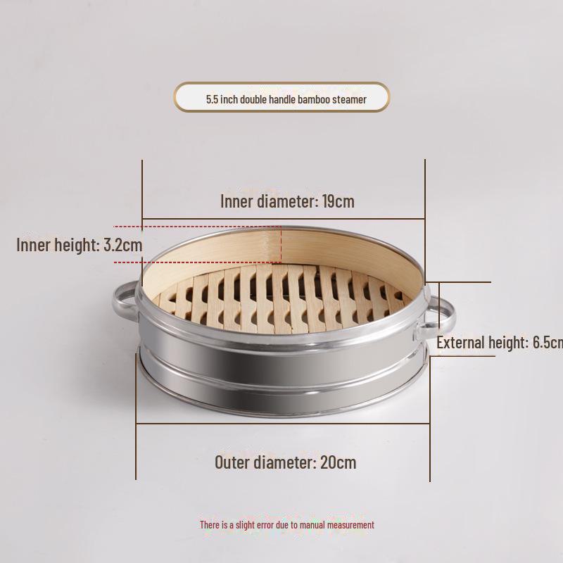 

Пароварка Shaxian из утолщенной нержавеющей стали и бамбука для булочек