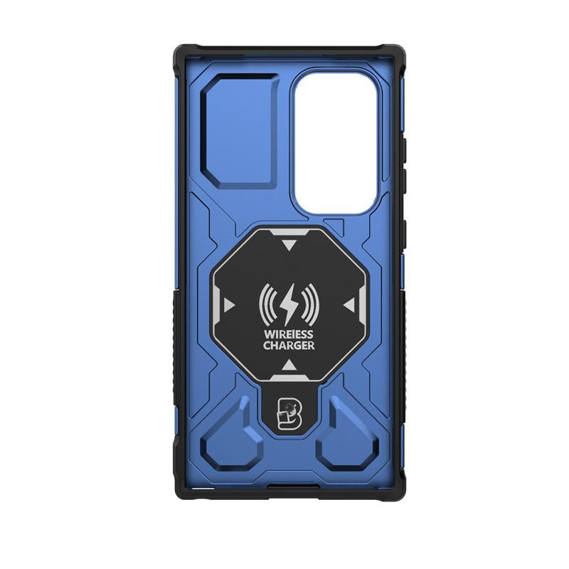 Magnetyczne etui pancerne do Samsunga Galaxy S24 Ultra Etui Samsung Galaxy S24 Ultra 5G Pokrowiec Magsafe Bezprzewodowe ładowanie Pokrowiec na telefon
