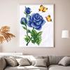 Teilweise Stickerei Perlen gedruckt 9CT Blume Kreuzstich Kit Home Art Decor