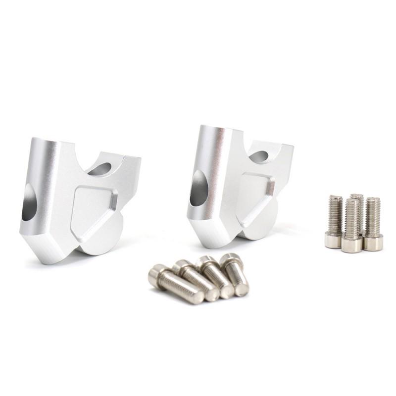 Handlebar Riser Adapter Kit BMW R1250RT Motorcycle - Adjustable Height Extension Clamp