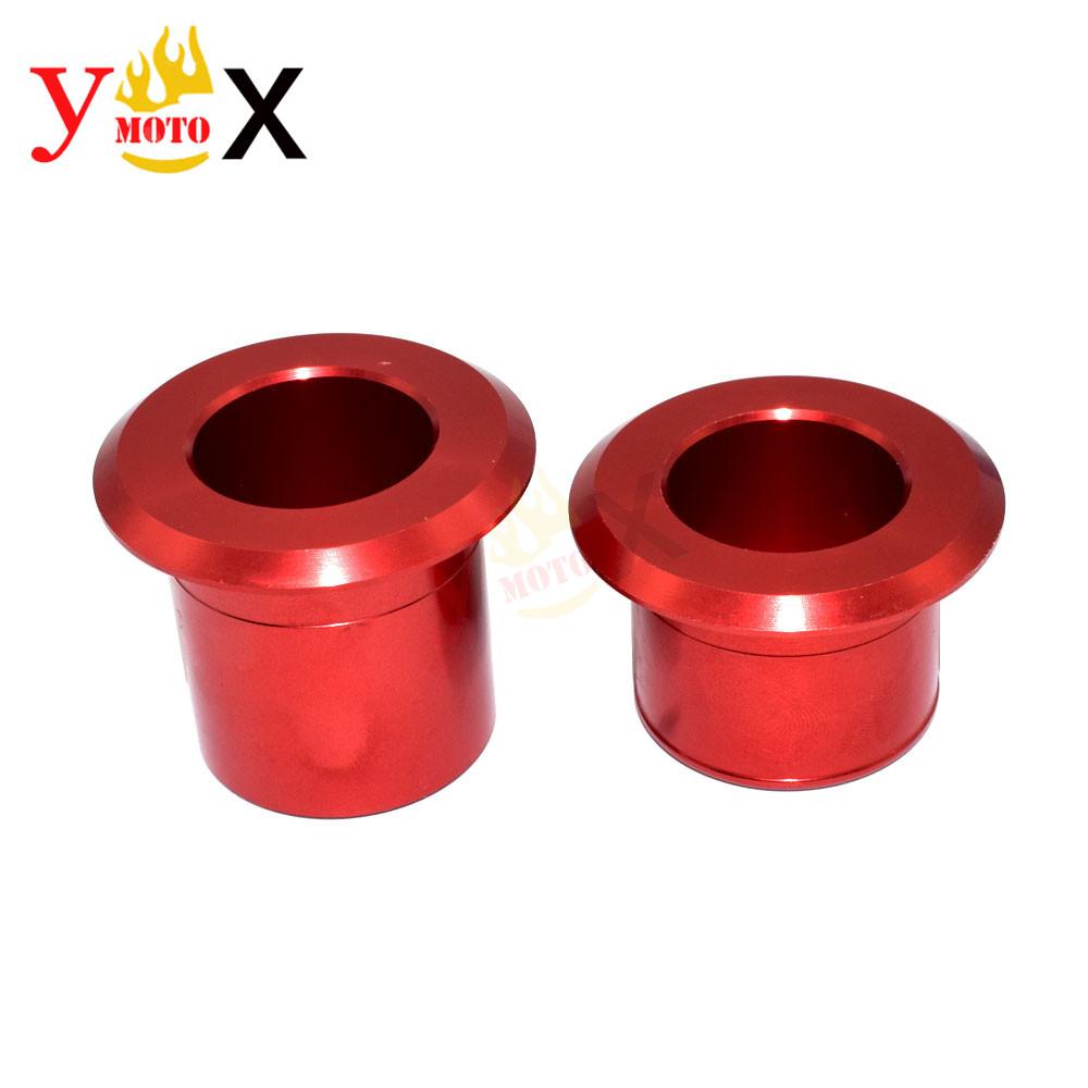 W250 R/X Motorcycle CNC Rear Wheel Shaft Sleeve Alxe Rib Wheel Spacer Tube Gasket For YAMAHA WR250 WR250R WR250X