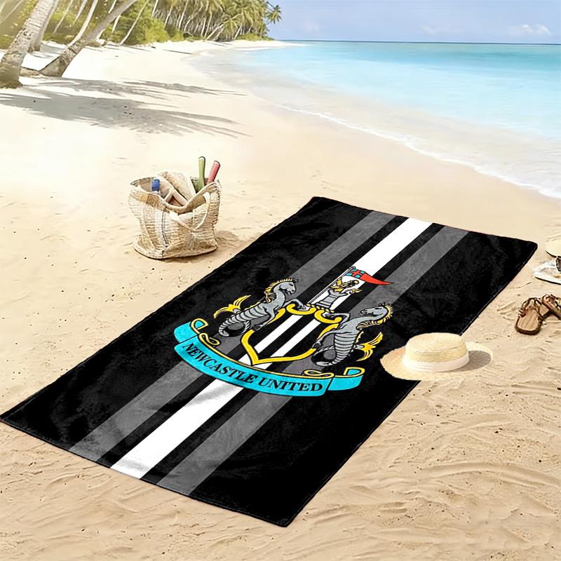 Newcastle United Print Beach Towel, Large Soft Quick Dry Towel for Beach Camping Swimming