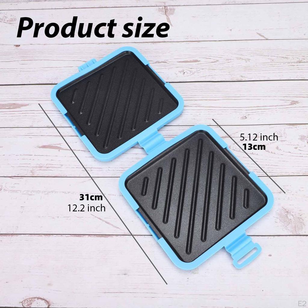 Microwave Toaster Sandwich Maker Cookware Easy To Clean Toastie Kitchen Grill