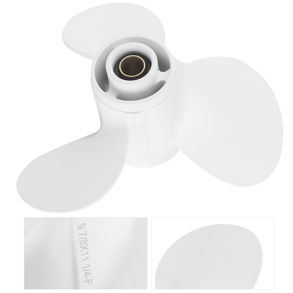 Aluminium Alloy Propeller 10 Spline Tooth 3 Blades 664‑45947‑01‑EL Fit for Yamaha 20‑30HP