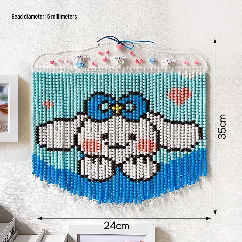 

Сделай сам Ручная работа Мультяшная шторка из бусин