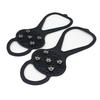 Non-Slip Ice Crampons for Winter Outdoor Activities: Ideal for Mountaineering, Climbing, Ice Fishing, and Snow Boot Soles Spikes