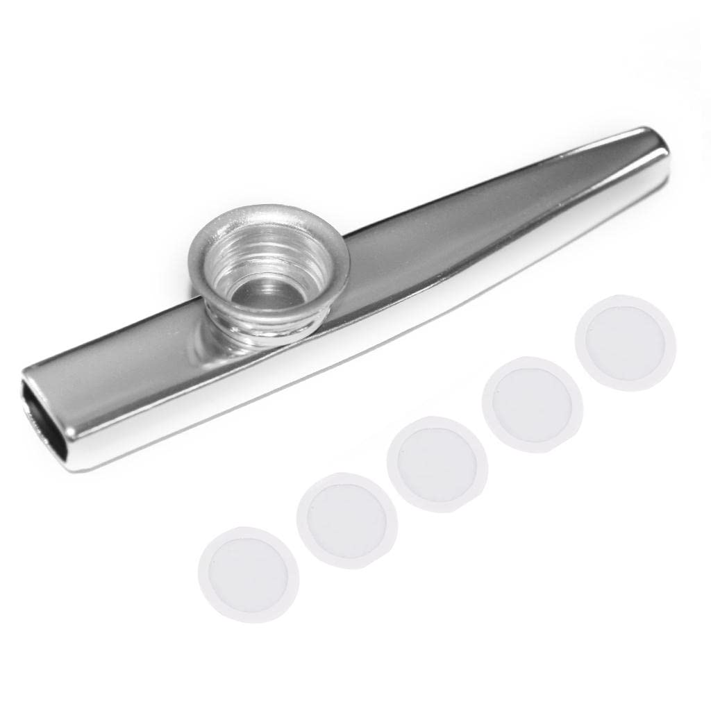 MagiDeal Kazoo Musikspielzeug U-Boot Kazoo Metall Silber