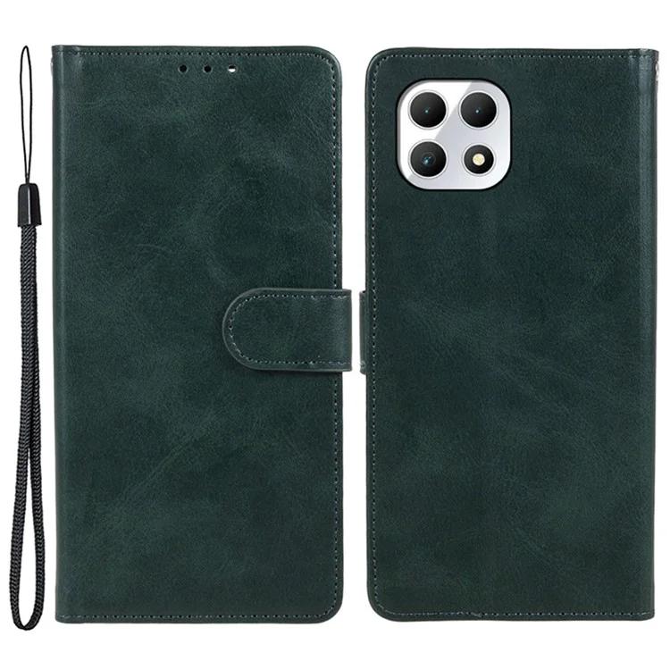 For T-Mobile REVVL 7 T Phone 2 Business Case Calf Texture Leather Phone Cover