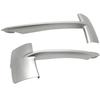 2x Front Bumper Grill Grille Trim For 2014-2017 BMW X5 F15 Molding Silver ABS