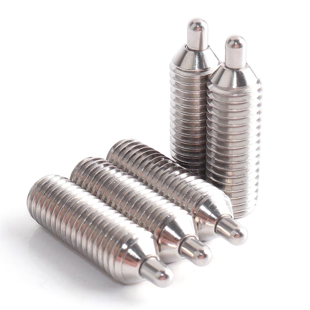 M4 M5 M6 M8 M10 M12 Spring Plungers with Round-ended Pin and 304 Stainless Hex Socket Screw Spring Pin