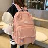 Small Fresh Nylon Backpack For Girls With Cute Design And Adjustable Straps For Daily Use