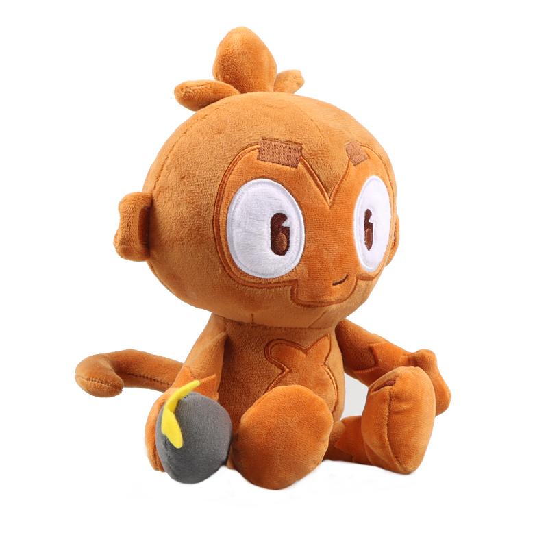 25cm Dart Monkey Plush Toy Soft Bloons TD Stuffed Plush Doll Cartoon Figure Plush Toys Kids Adults Plushie Gamer Gift Home Decor