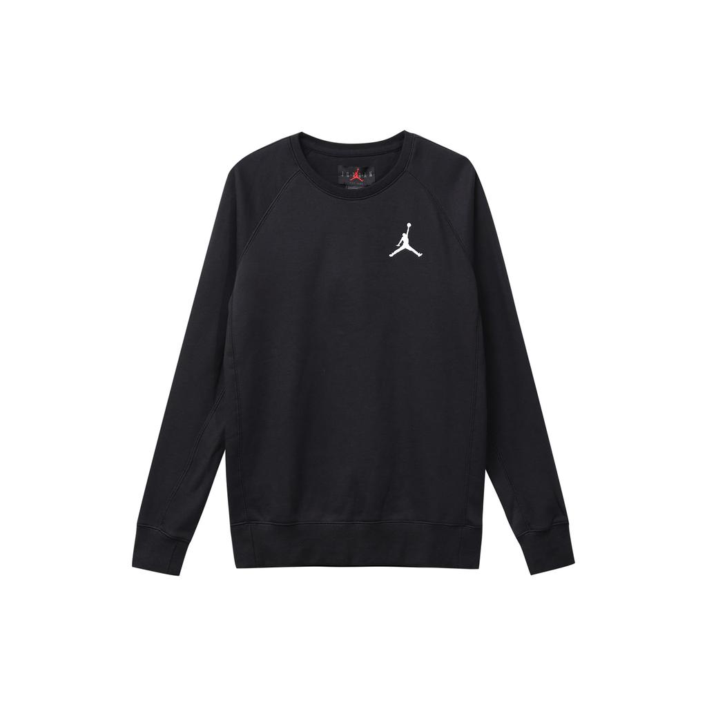 Jordan Air Jordan Fleece Thickened And Fleece Lined Thermal Sports Crew Neck Pullover Sweatshirt Winter Men's Black DC6716-010