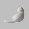3D Printed Cat Statue, Small Holding Face Cat Figurine, Cute Animal Sculpture for Office Desk Decor, Gifts for Cats Lovers