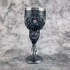 1Pcs Medieval Retro Goblet 3D Red Wine Glass Stainless Steel Liner Cocktail Glass Retro Creative Personalized Gift Ornament