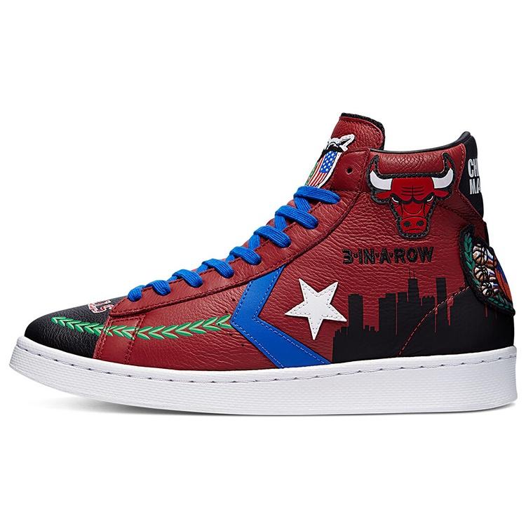 Converse Chinatown Market x Pro Leather High Bulls Championship Jacket Men s 171241C EU 35.5