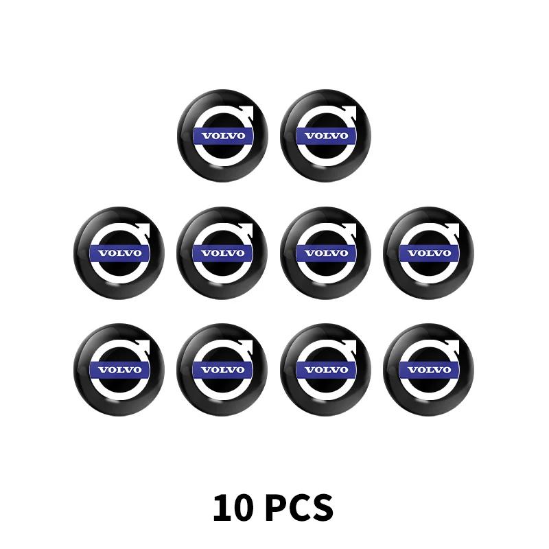 

2/5/10Pcs Car Key Emblem Stickers Auto Door Keyhole Logo Decals For Volvo V60 XC60 XC90 S60 XC40 V40 S80 T6 V90 EX90 S90 V70