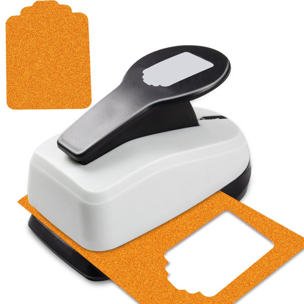 Bastel-Ecke Locher Etikett Lasche Stanzer Loch Papierschneider Etikett 2 Zoll 5cm für Papierbasteln Kartenherstellung Scrapbooking