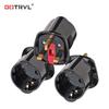 European To UK Plug Adapter 1310: Grounded Plug with Fuse for EU To British Conversion