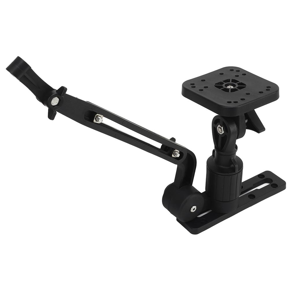 Fish Finder Base Kit Nylon and Stainless Steel Greater Clamping Force Transducer Mounting Arm for Fishfinder
