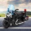 Boys Motorcycle Model Inertia Interactivity Decor Motorcycle Toy for Kids Home Kindergarten Black
