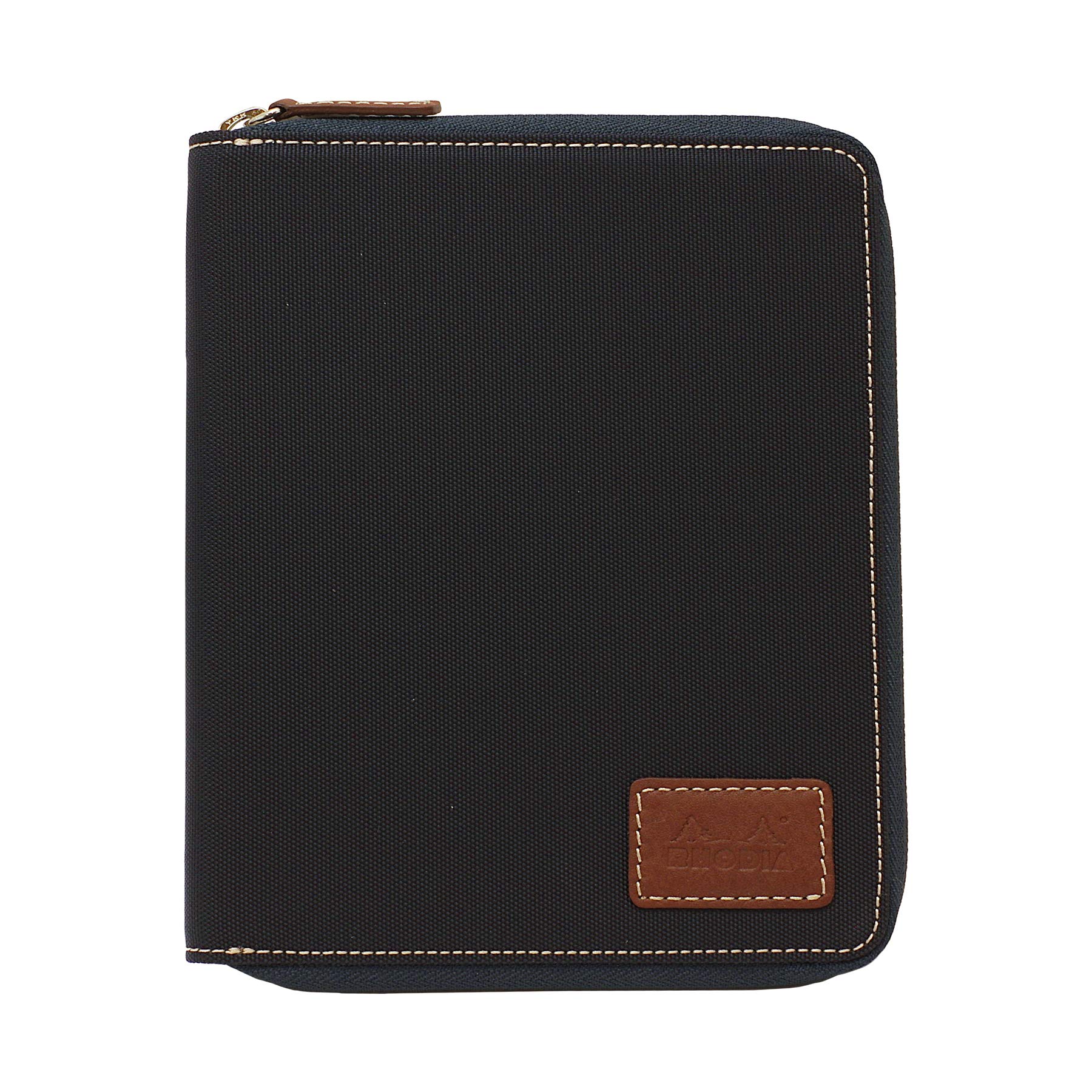 

Круглый чехол на молнии Rhodia, темно-синий (с Rhodia Нет. 13 Белая обложка и сетка 5 мм) cf13ronv