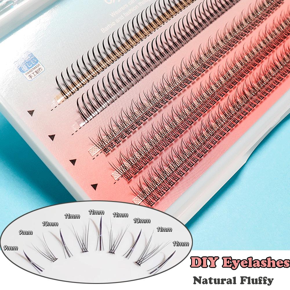 Needed Eyelashes Extension Natural Long Premade Volume Fan Eyelashes A Shape&Volume Cluster Mixed