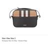 Burberry Leather Camera Bag Crossbody Bag Small Women's Black 81208301