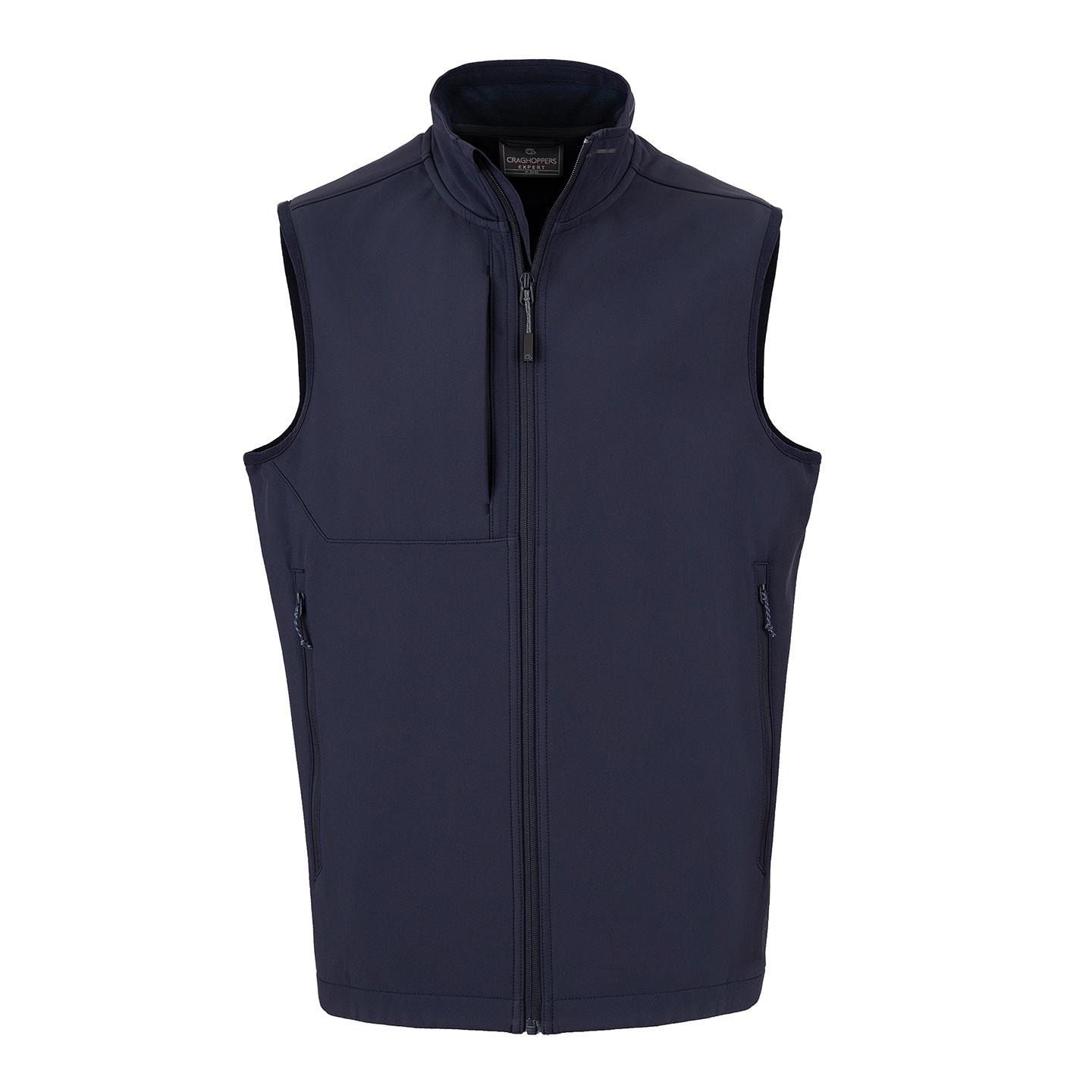 CRAGHOPPERS Gilet softshell Expert Basecamp da uomo XS colore blu navy