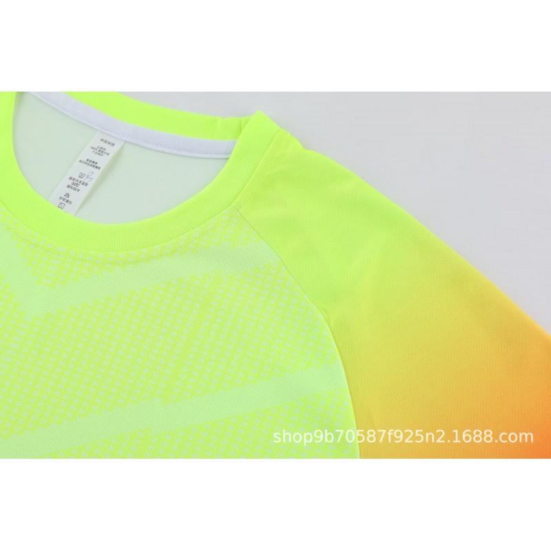 Factory Adult Children's Football Uniform Loose Quick-drying Youth Training Camp Set Customization