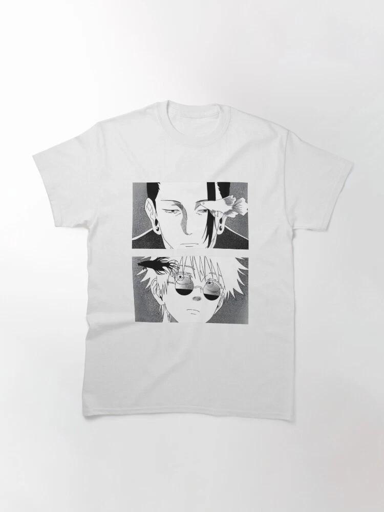 Anime Gojo X Geto Teamwork JJK Basic T Shirt Unisex Style
