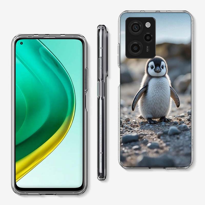 Penguin Baby Healing Cover Phone Case For Xiaomi Poco M8 M7 M6 M4 M3 X7 X6 X4 Pro F7 Ultra M5S Mi 14 14T 15 15T 12T 10T Pro 12S