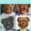 Halloween Creepy Bloody Bear Rabbit Mask For Cosplay Party Performance
